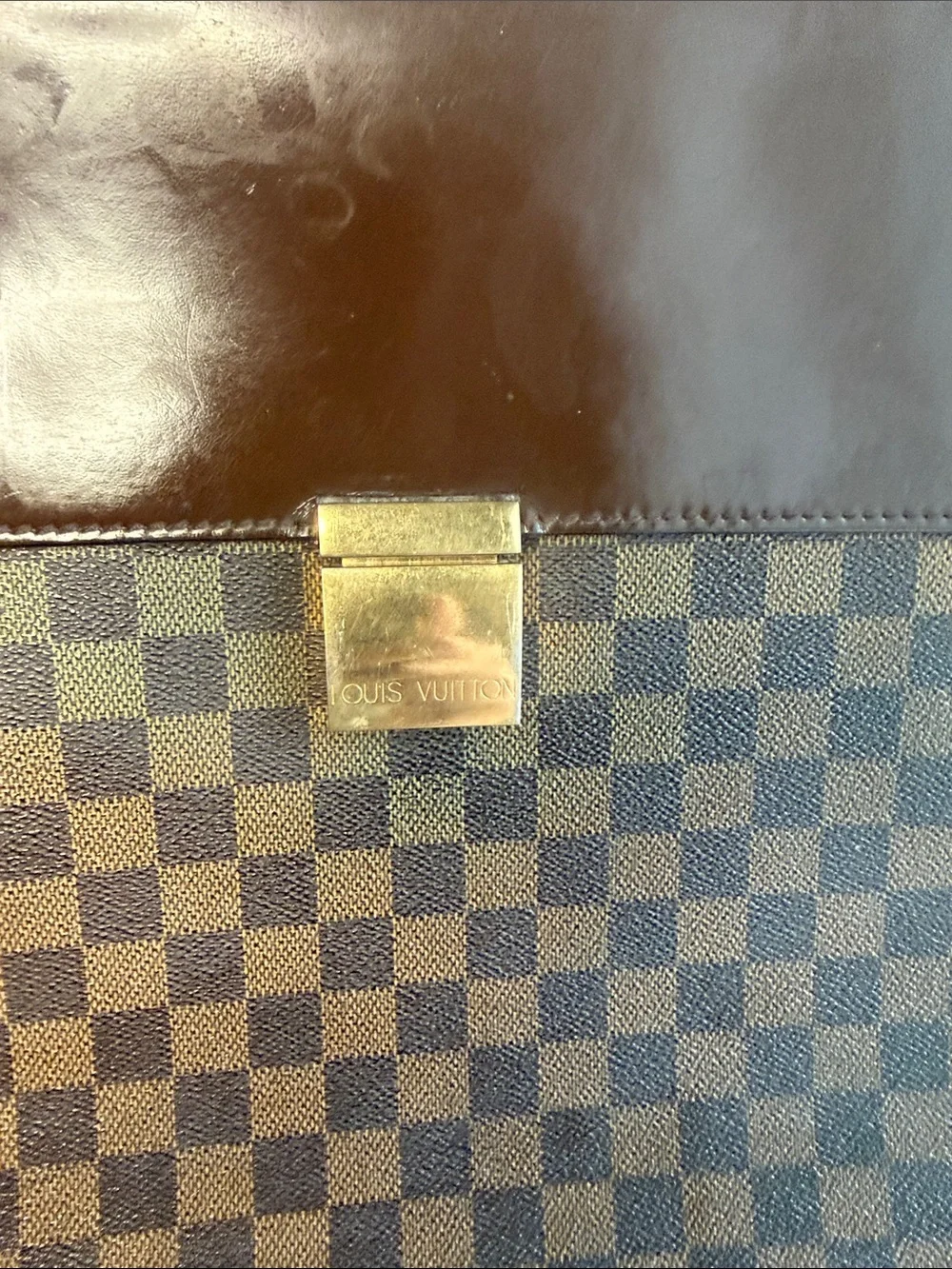 Louis Vuitton Altona GM Brown Damier Canvas Shoulder Briefcase